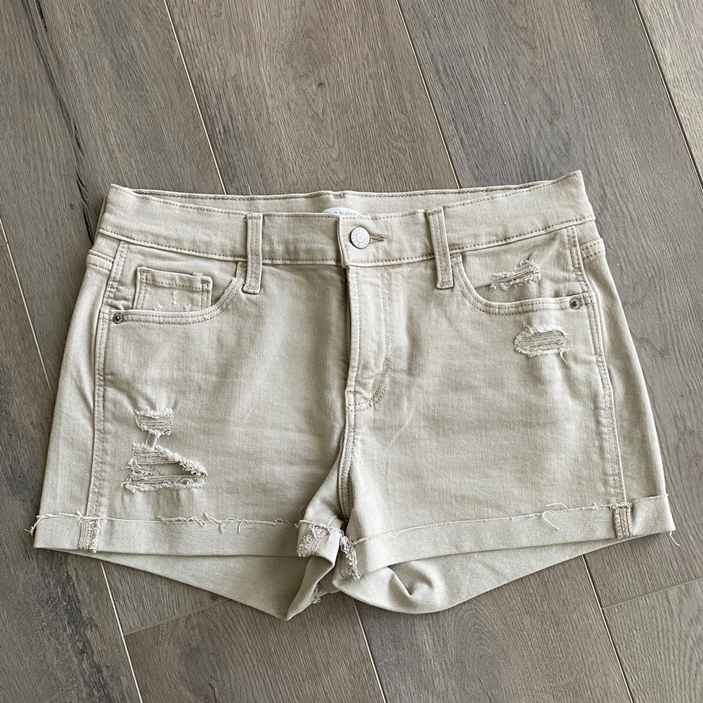 OLD NAVY - NWOT - Women’s Mid Rise Boyfriend Short, Khaki, Size 4